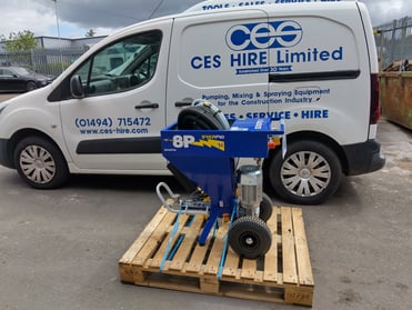 Euromair 8P Render Spray Machine