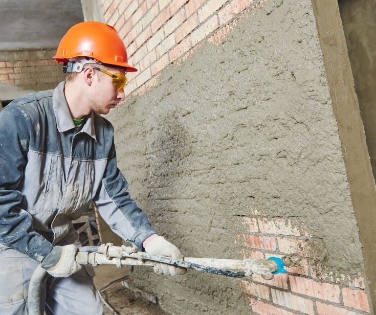 What is the difference between Plastering and Rendering?