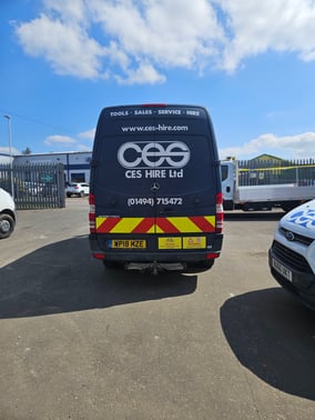 CES van loaded