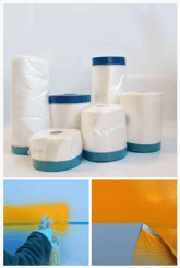 Dropfilm Pre-Taped Masking Film