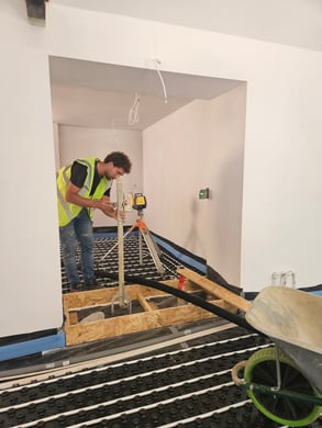 Laser levelling screed levelling tripods (2)