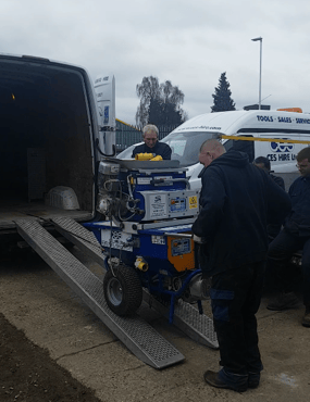Loading Machine with ramps