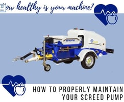 Maintain Screed Pump