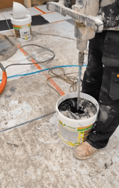 Paddle Mixer mixing Cork Render