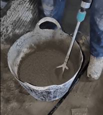 Paddle mixer mixing-1