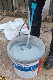 Paddle mixing Remmers MB 2K