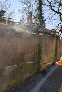 Priming surface with water