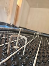 Screed tripods