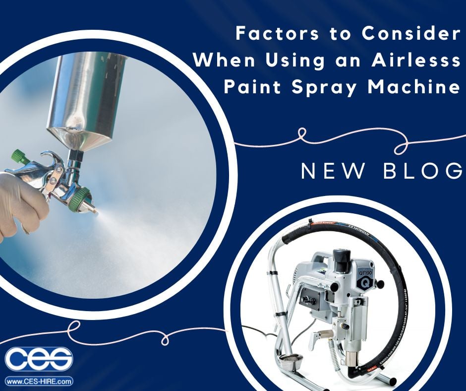 Factors To Consider When Using An Airless Spray Paint Machine
