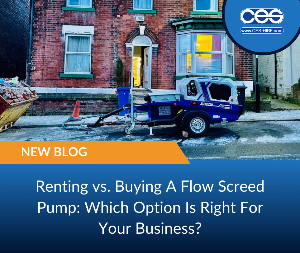 Renting vs. Buying A Flow Screed Pump: Which Option Is Right For Your Business?