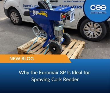 Why the Euromair 8P Is Ideal for Spraying Cork Render