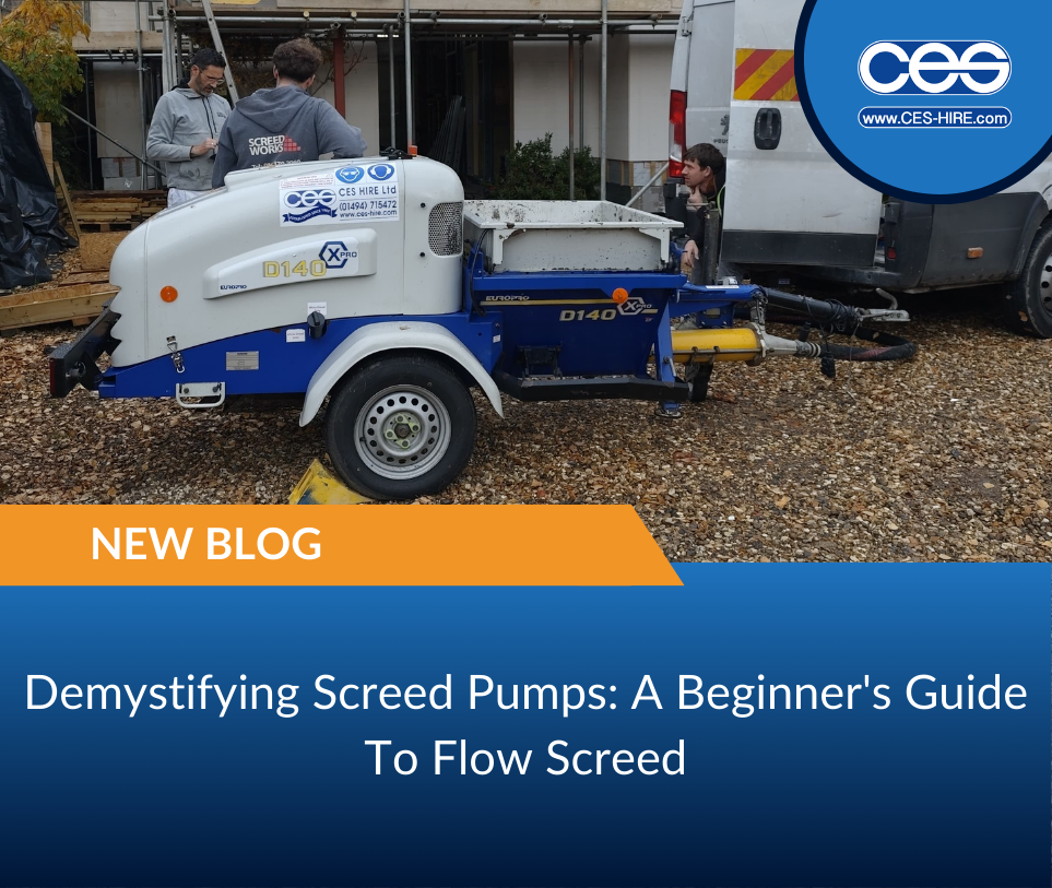 Demystifying Screed Pumps: A Beginner's Guide To Flow Screed