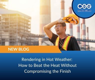 Rendering in Hot Weather: How to Beat the Heat Without Compromising the Finish