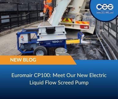 Euromair CP100: Meet Our New Electric Liquid Flow Screed Pump