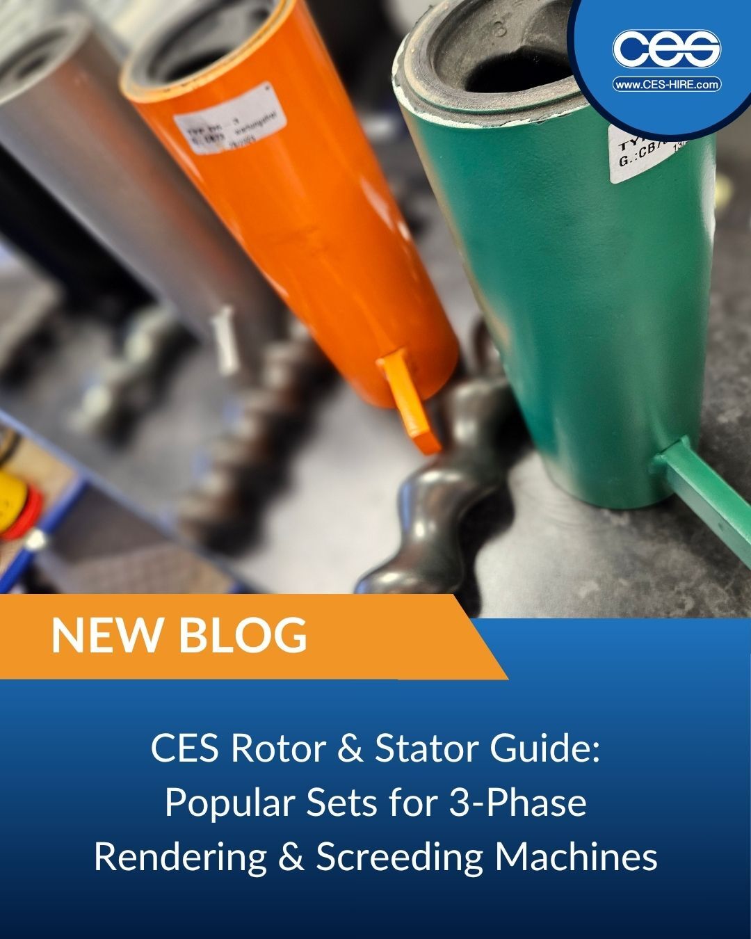 CES Rotor & Stator Guide: Popular Sets for 3-Phase Rendering & Screeding Machines