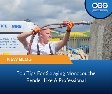 Top Tips For Spraying Monocouche Render Like A Professional