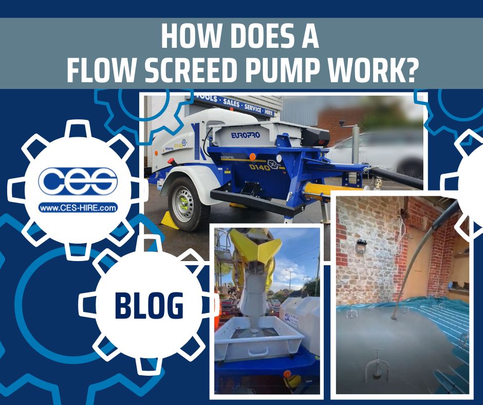 How does a Flow Screed Pump work?