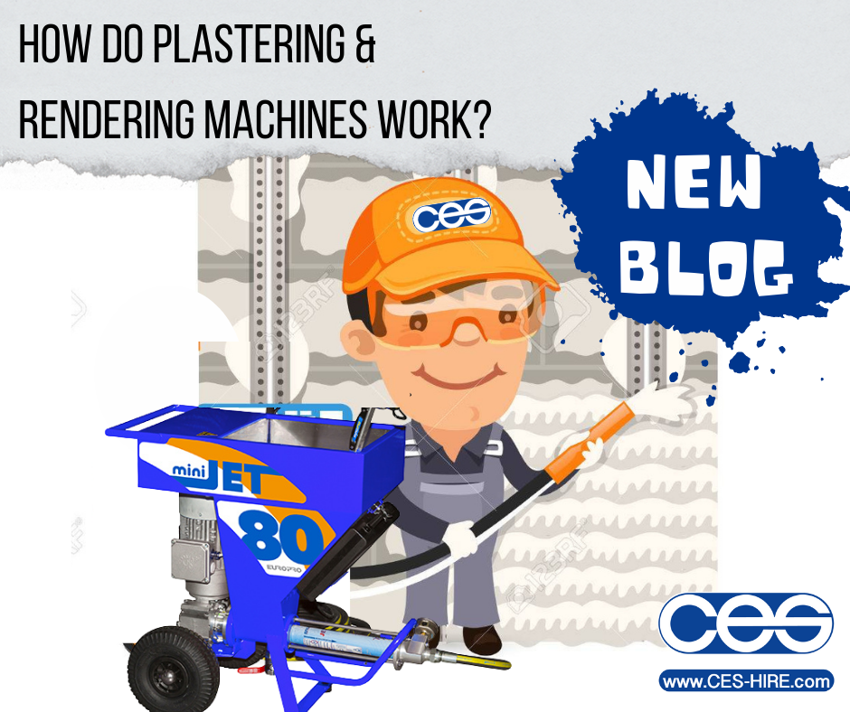 How does a Plastering Machine Work? - CES Hire