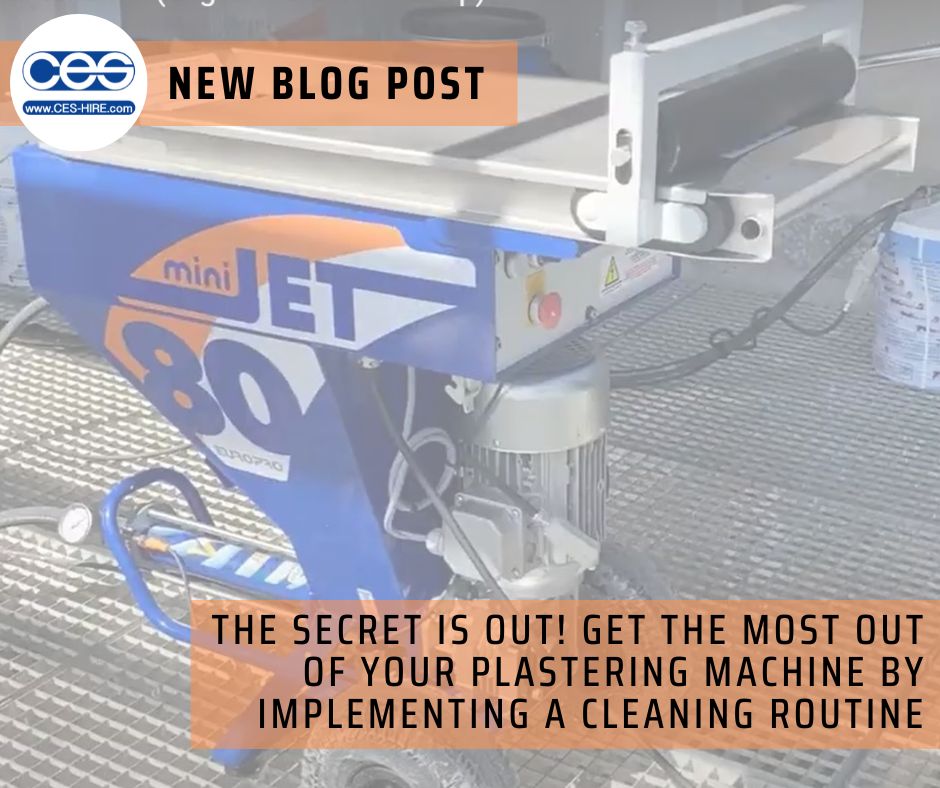 The Secret Is Out! Get The Most Out Of Your Plastering Machine By Implementing a Cleaning Routine