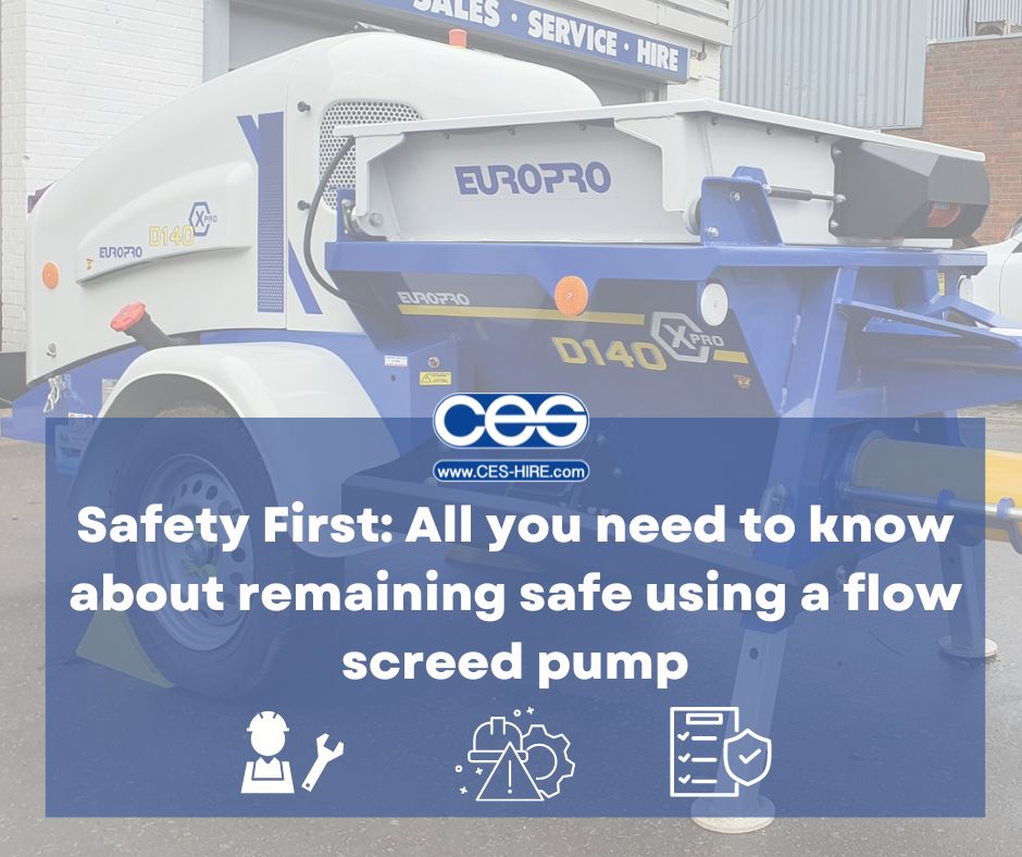 Safety First: All you need to know about remaining safe using a flow screed pump