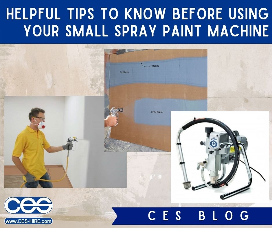 Helpful Tips To Know Before Using Your Small Spray Paint Machine