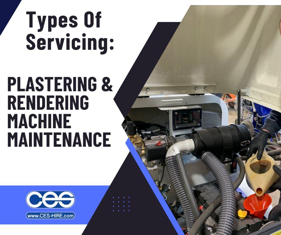 Types Of Servicing: Plastering & Rendering Machine Maintenance